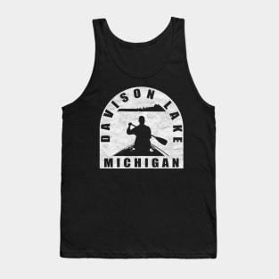 Davison Lake Canoeing Michigan Tank Top